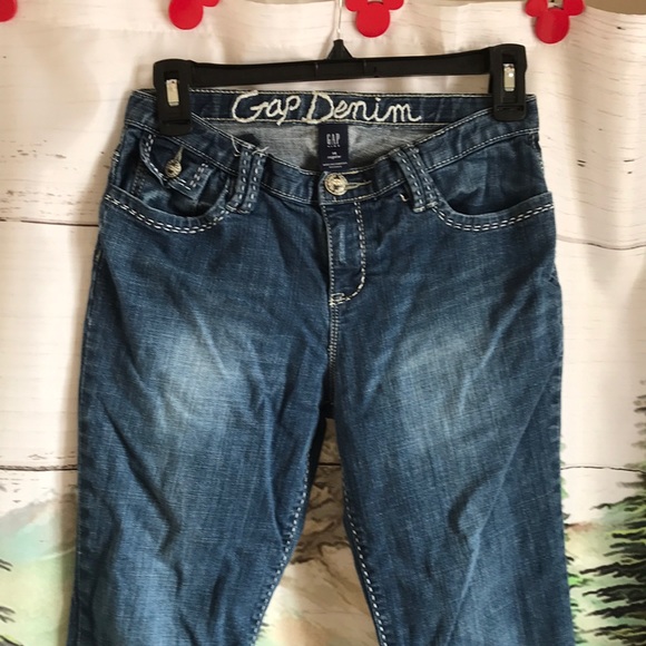 Gap girl’s denim jean capris - Picture 1 of 5